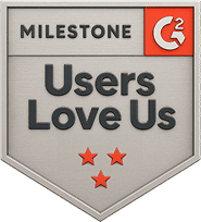 Collaborator obtuvo la insignia de premio G2 Milestone Users Love Us con tres estrellas.