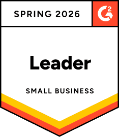 Insignia G2 Spring 2026 Leader Small Business otorgada a Collaborator
