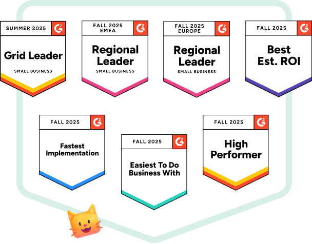 Collaborator recibió los premios G2 Autumn 2025 en la categoría Content Distribution, incluyendo Grid Leader en Small Business, High Performer, Best Estimated ROI, Easiest to Do Business With y Fastest Implementation.